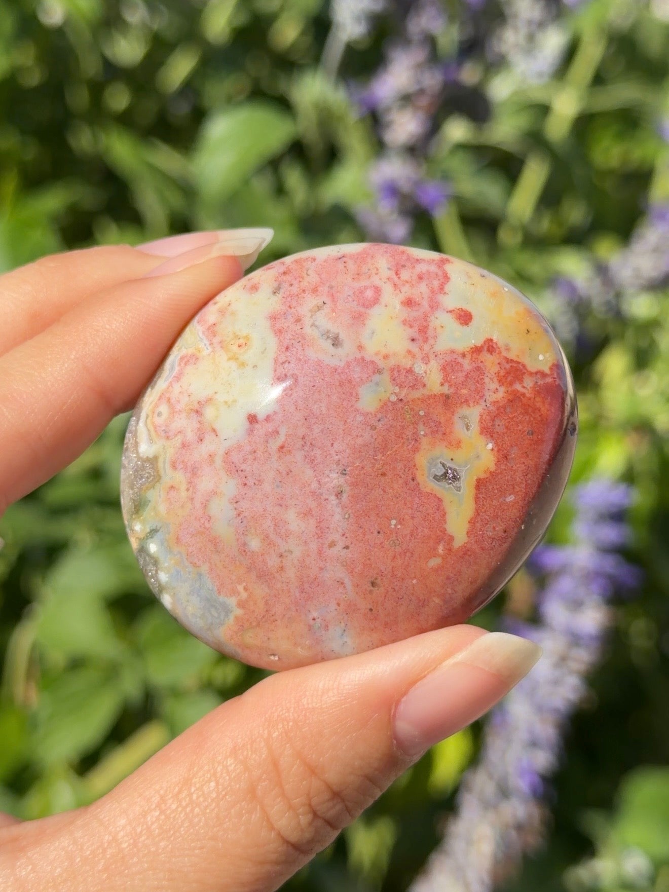 
                  
                    Ocean Jasper Palm Stone
                  
                