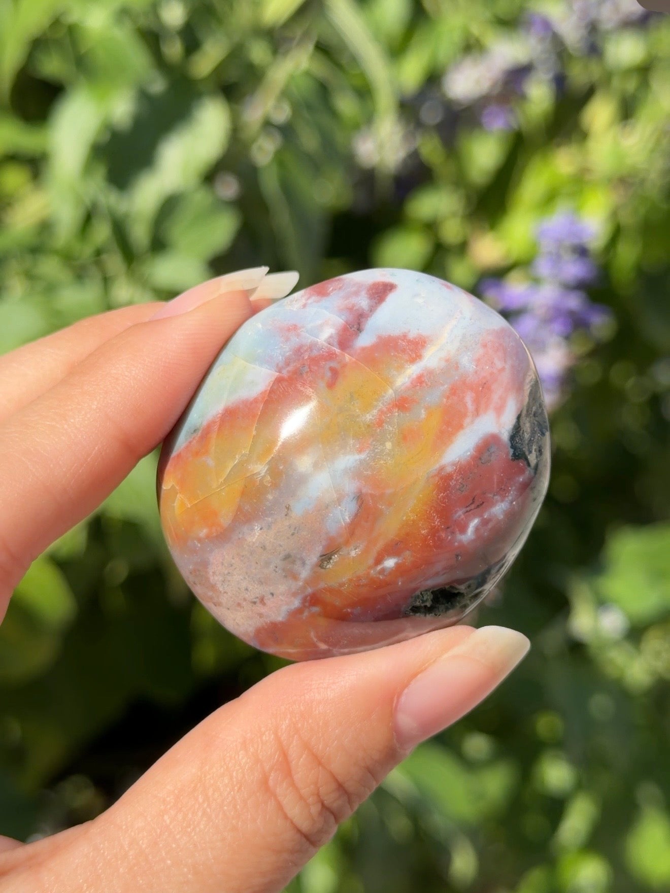 
                  
                    Ocean Jasper Palm Stone
                  
                