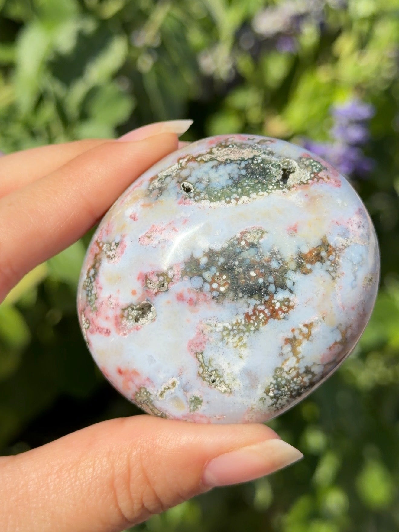 
                  
                    Ocean Jasper Palm Stone
                  
                