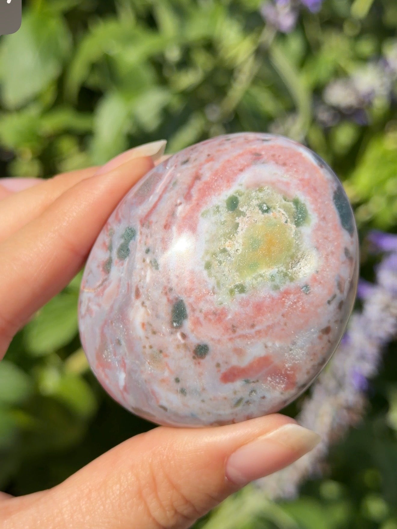 
                  
                    Ocean Jasper Palm Stone
                  
                