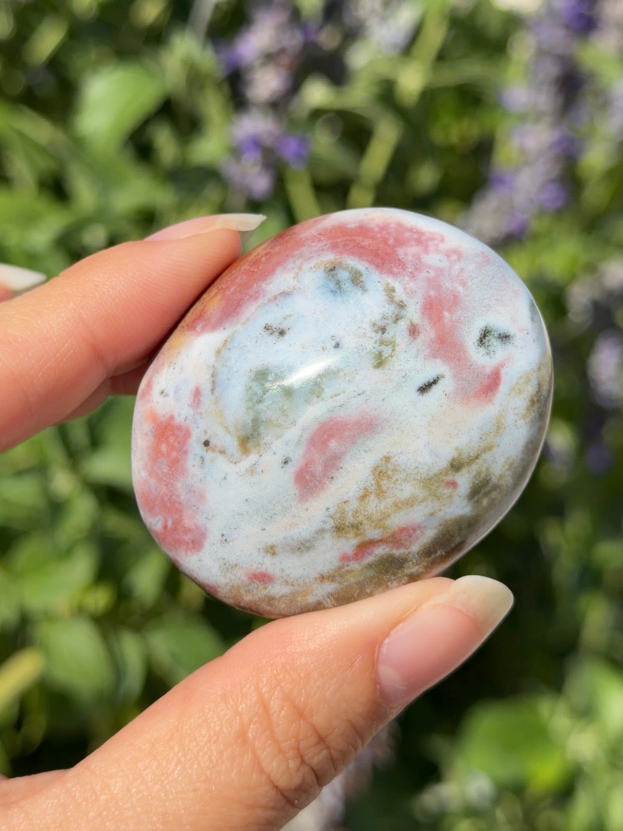 
                  
                    Ocean Jasper Palm Stone
                  
                