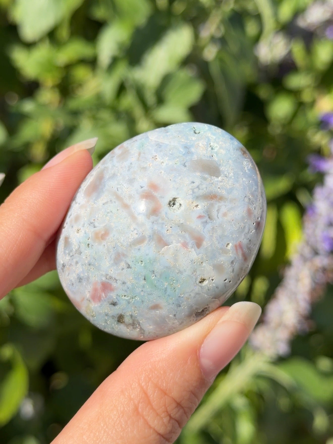 
                  
                    Ocean Jasper Palm Stone
                  
                