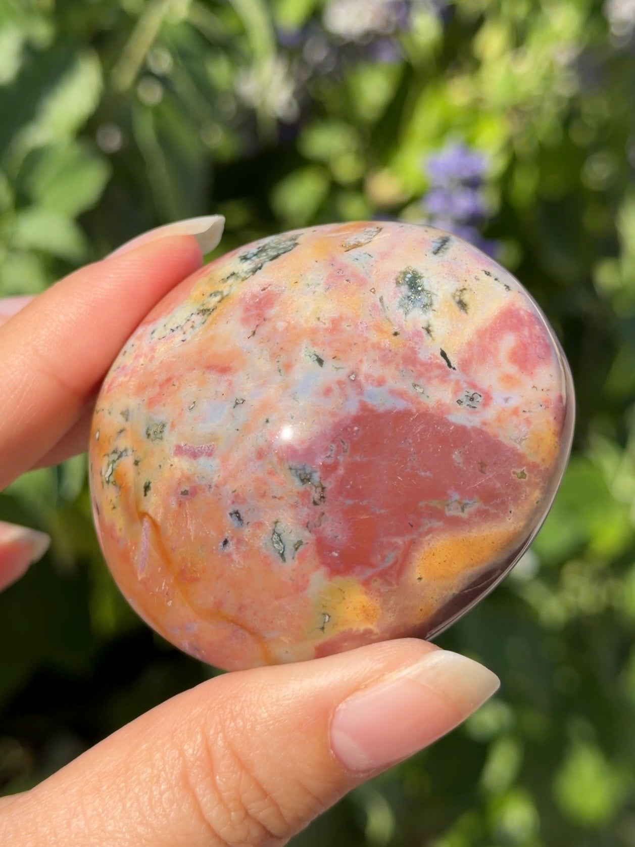 
                  
                    Ocean Jasper Palm Stone
                  
                