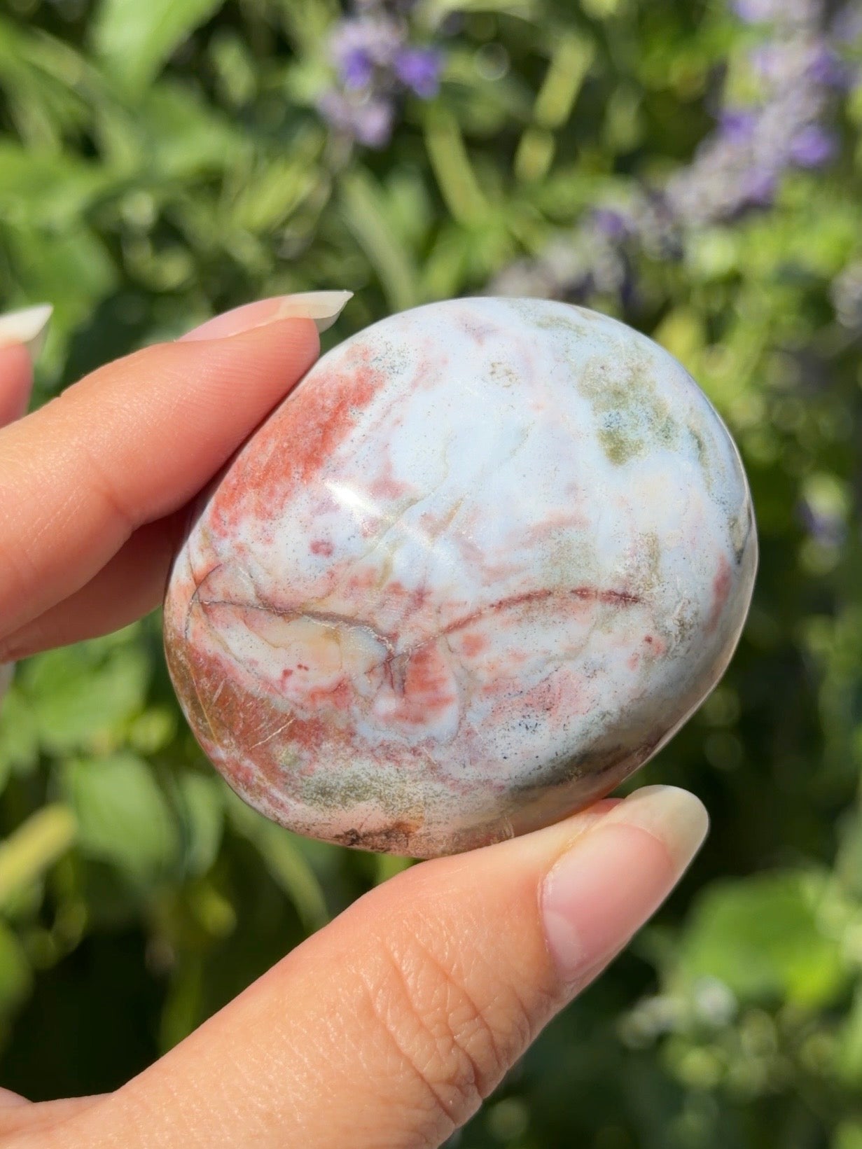 
                  
                    Ocean Jasper Palm Stone
                  
                
