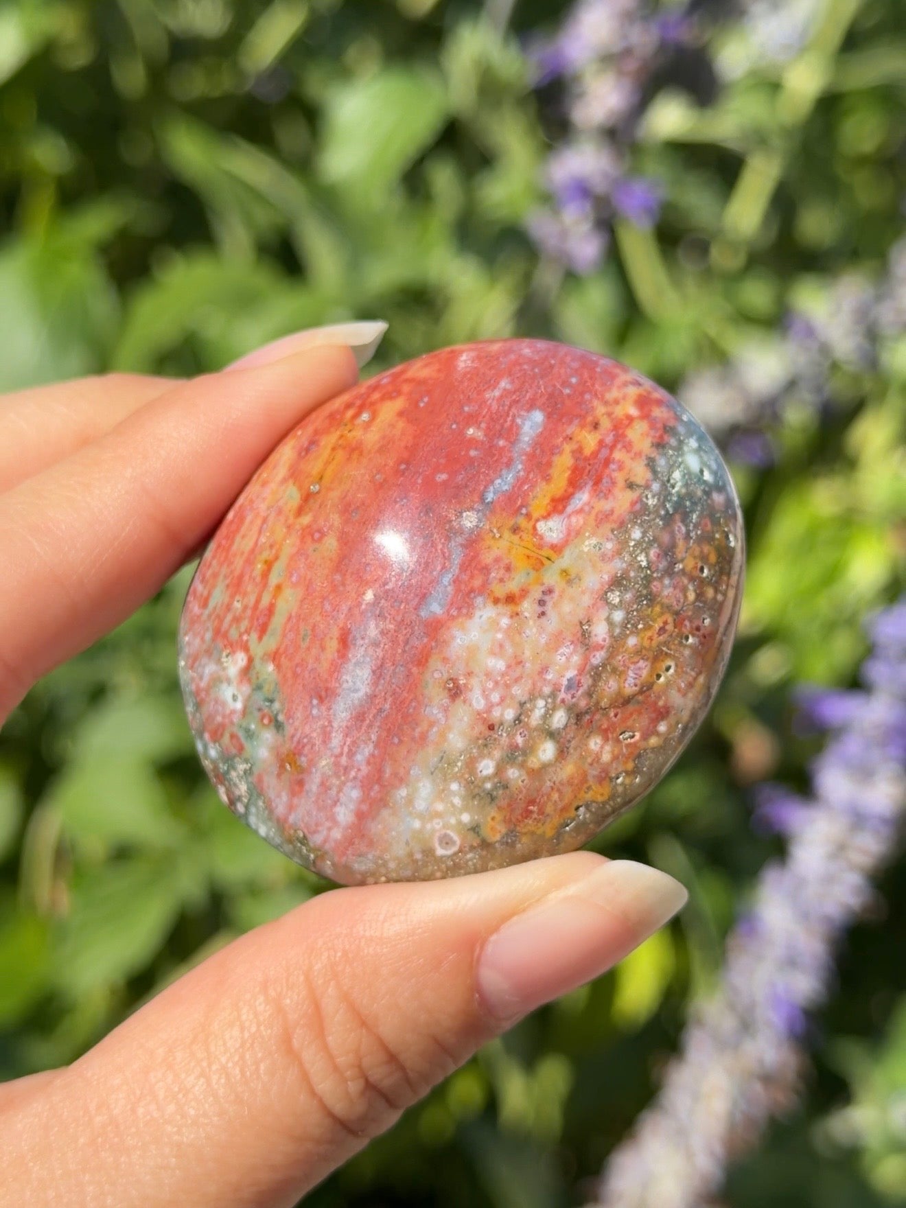 
                  
                    Ocean Jasper Palm Stone
                  
                