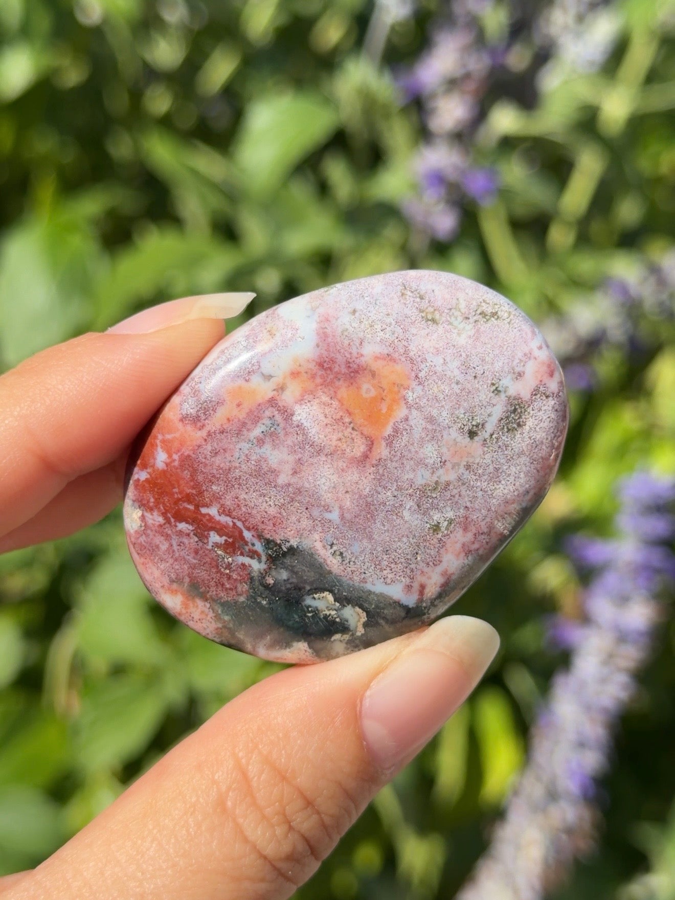 
                  
                    Ocean Jasper Palm Stone
                  
                