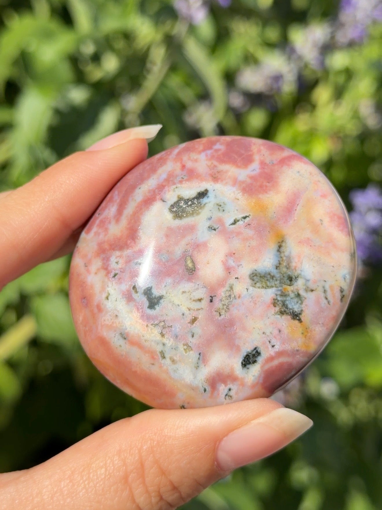 
                  
                    Ocean Jasper Palm Stone
                  
                