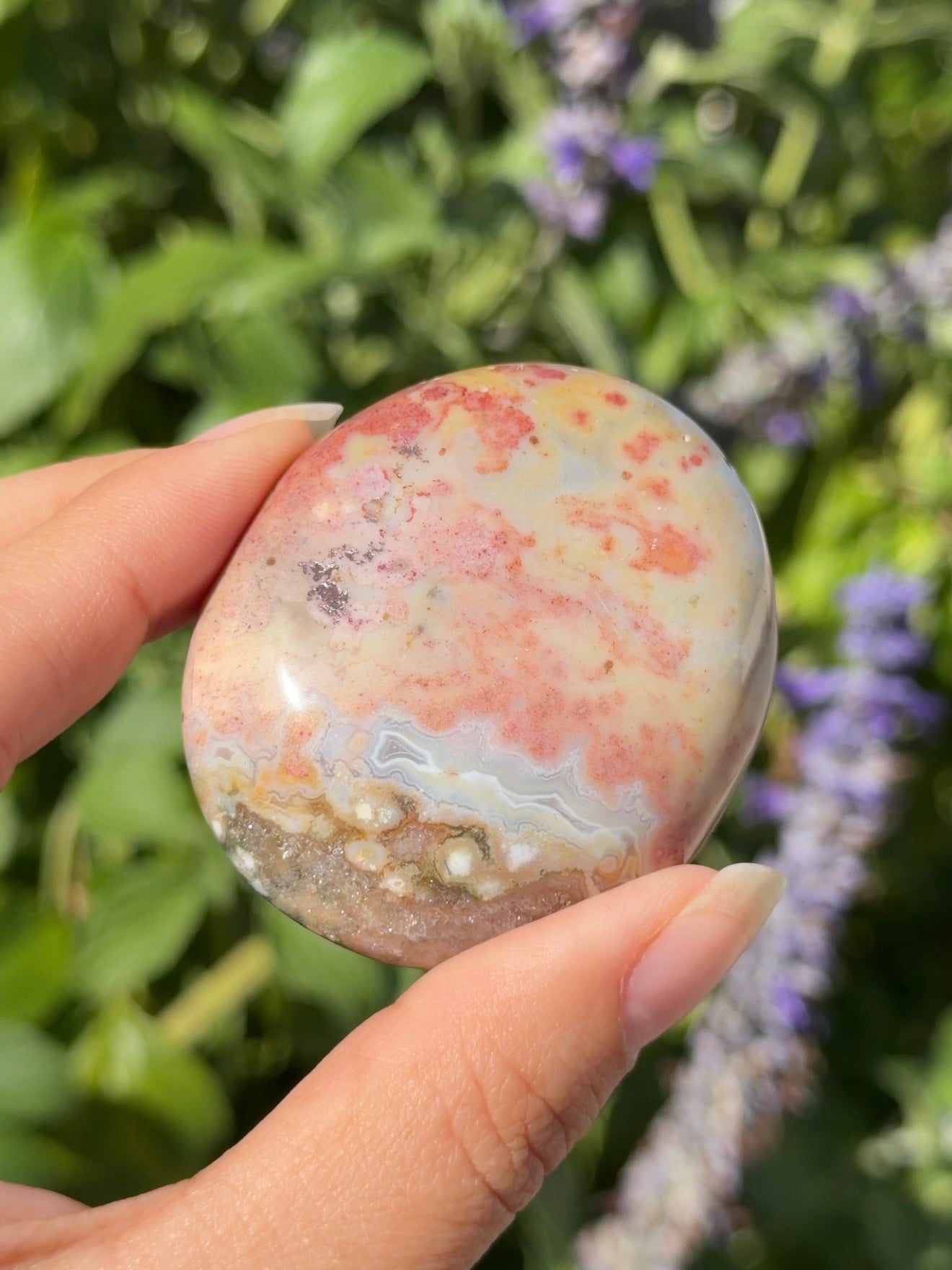 
                  
                    Ocean Jasper Palm Stone
                  
                