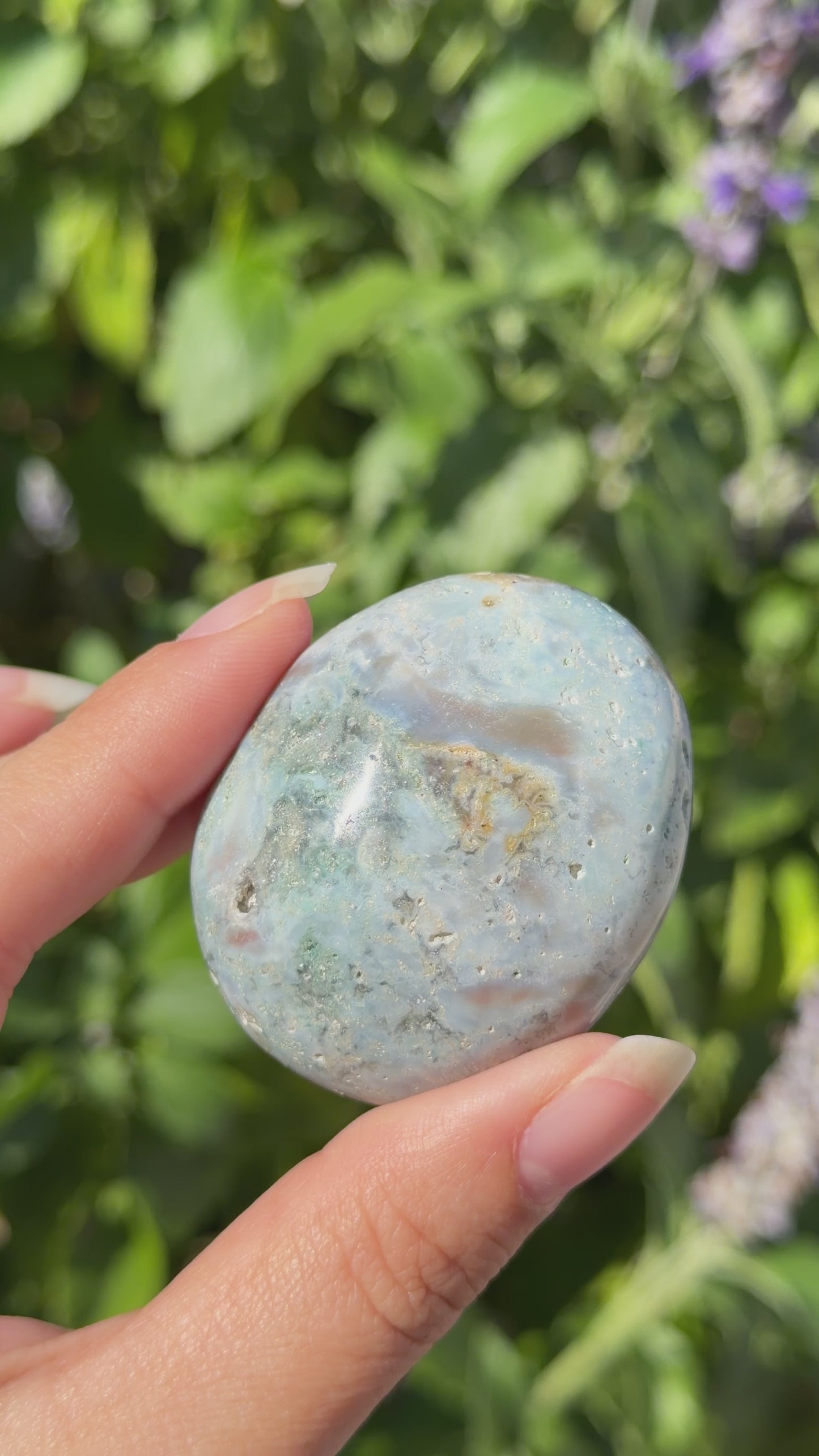 
                  
                    Load and play video in Gallery viewer, Ocean Jasper Palm Stone
                  
                