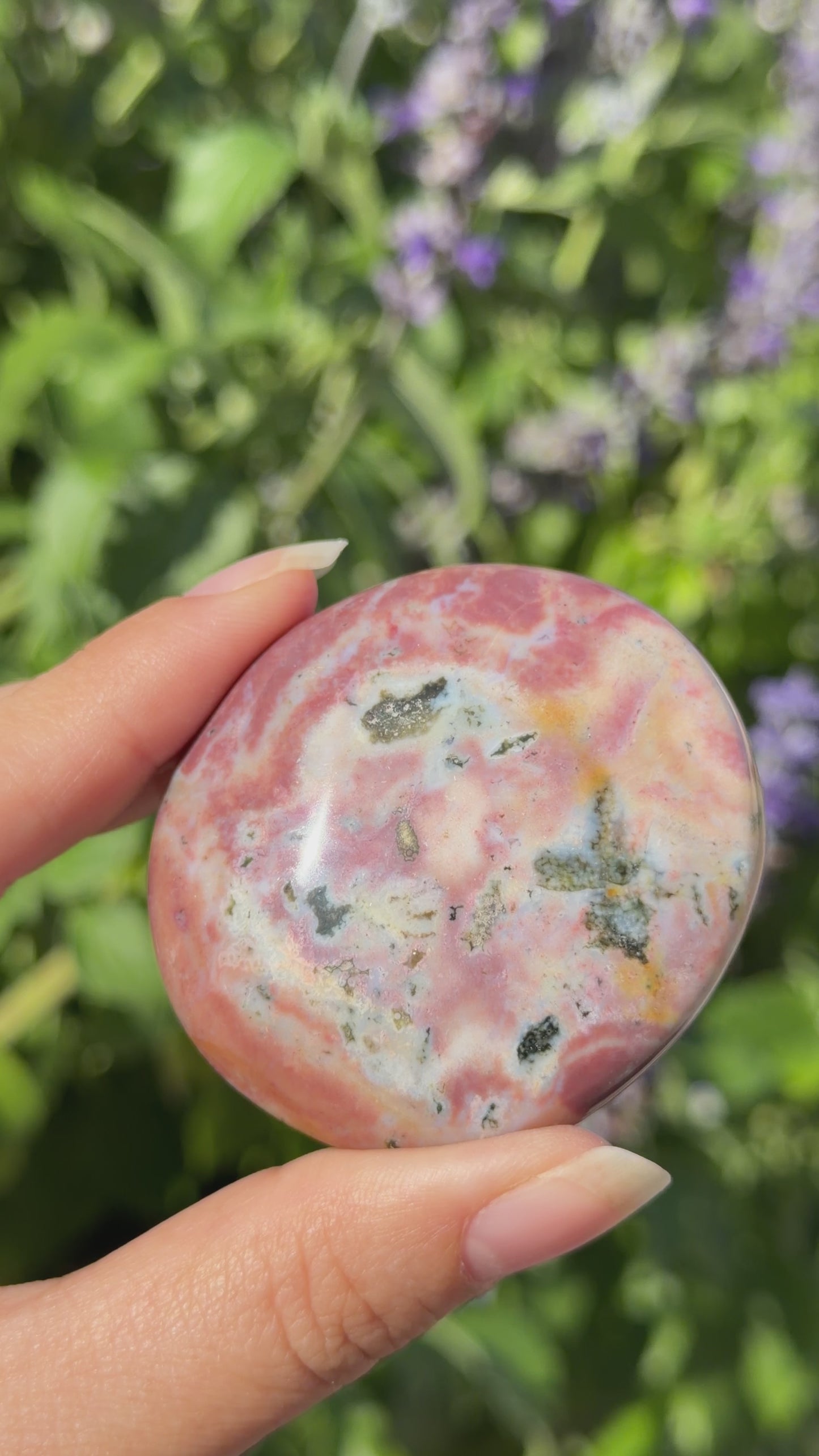 
                  
                    Load and play video in Gallery viewer, Ocean Jasper Palm Stone
                  
                