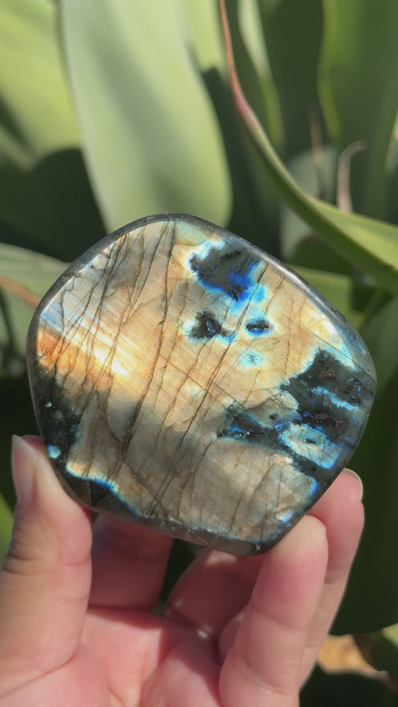 
                  
                    Load and play video in Gallery viewer, Labradorite Freeform
                  
                