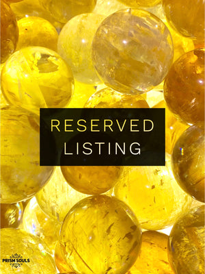 RESERVED LISTING - melty82