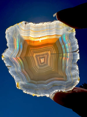 Iris Agate Slice