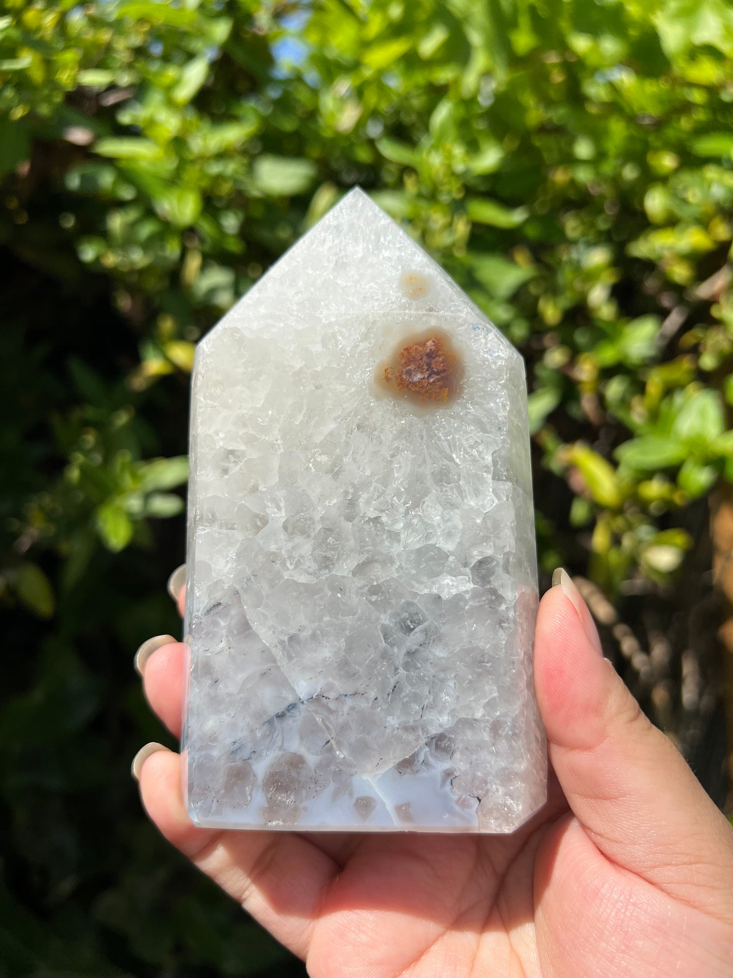 
                  
                    Agate Druzy Tower
                  
                