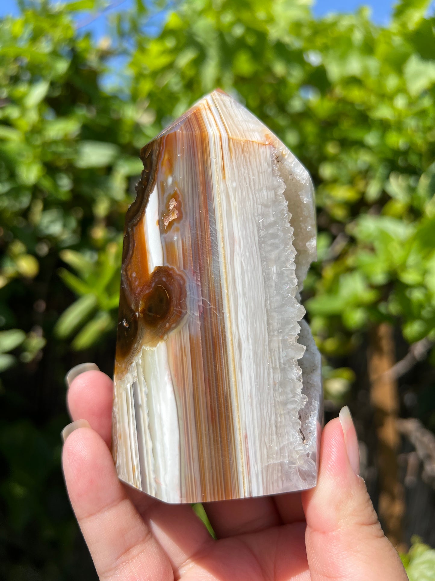 
                  
                    Agate Druzy Tower
                  
                