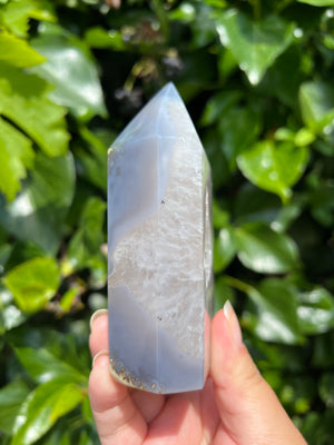 Agate Druzy Tower