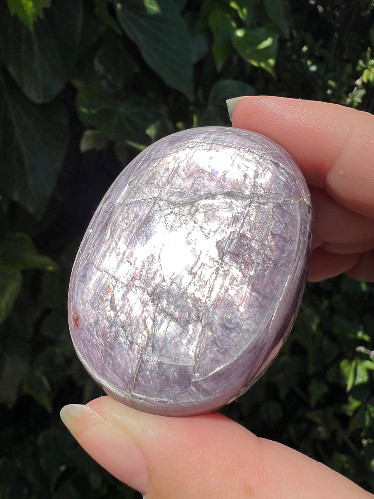 
                  
                    Gem Lepidolite Palm Stone
                  
                