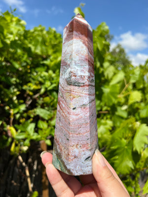 Large Ocean Jasper Tower