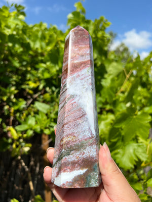 Large Ocean Jasper Tower