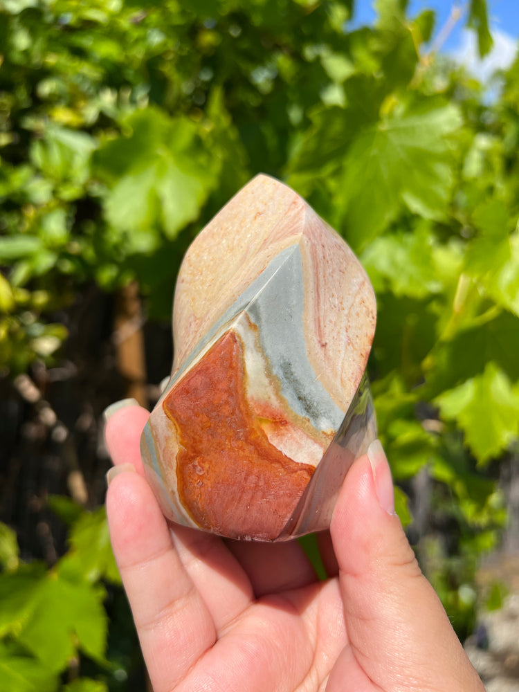 
                  
                    Polychrome Jasper Flame
                  
                